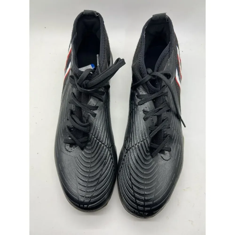 Adidas Predator Edge.3 Indoor Soccer Black Leather Shoes Sneakers Men’s 9.5